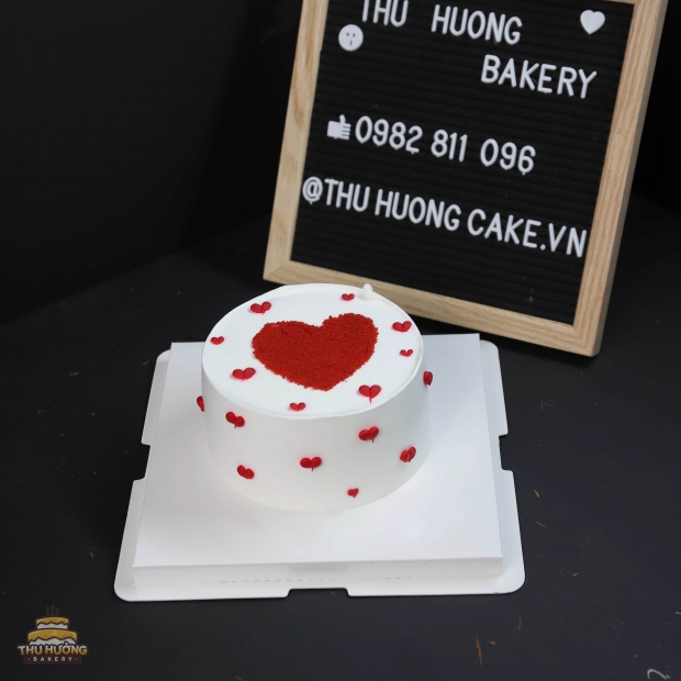 bánh kem phụ kiện cắm chữ love anniversary tặng sinh nhật người yêu 696